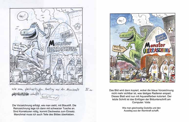 Wie ein Cartoon entsteht